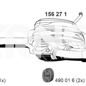 Toba esapament finala ERNST 156271 – VW | AutoRival