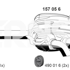 Toba esapament finala ERNST 157056 – VW | AutoRival