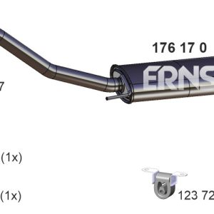 Toba esapament finala ERNST 176170 – VW | AutoRival