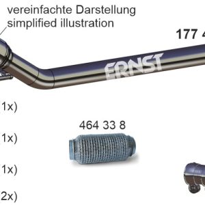 Racord evacuare ERNST 177467 – VW | AutoRival