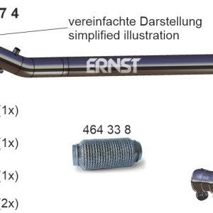 Racord evacuare ERNST 177474 – VW | AutoRival