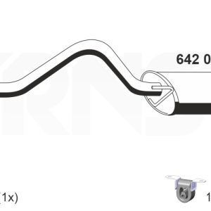 Toba esapament finala ERNST 642033 – VW | AutoRival