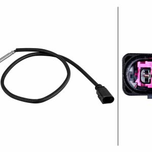 Senzor temperatura gaze evacuare HELLA 6PT 010 376-791