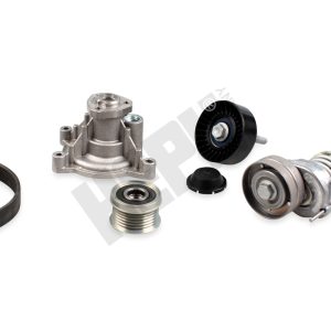 Pompa apa + Set curea transmisie cu caneluri HEPU PK05700 – VW | AutoRival