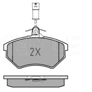 Set placute frana MEYLE 025 209 0119/W – VW | AutoRival