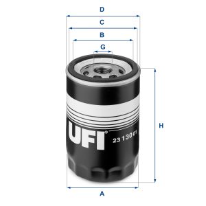 Filtru ulei UFI 23.130.01 – VW | AutoRival