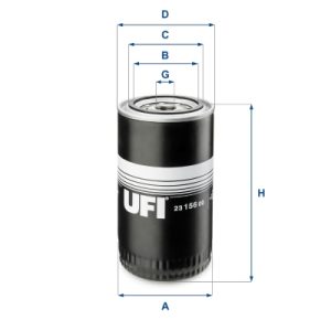 Filtru ulei UFI 23.156.00 – VW | AutoRival