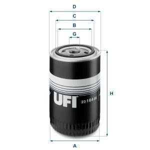 Filtru ulei UFI 23.164.00 – VW | AutoRival