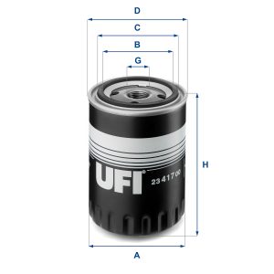 Filtru ulei UFI 23.417.00 – VW | AutoRival