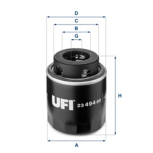 Filtru ulei UFI 23.494.00 – VW | AutoRival