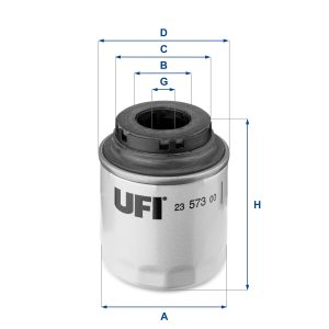 Filtru ulei UFI 23.573.00 – VW | AutoRival
