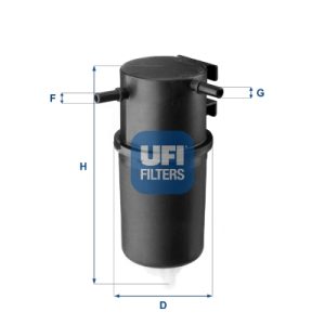 Filtru combustibil UFI 24.145.00 – VW | AutoRival