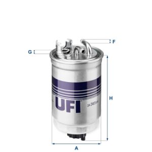 Filtru combustibil UFI 24.365.01 – VW | AutoRival