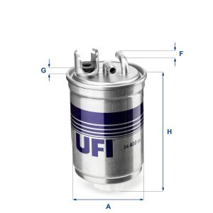 Filtru combustibil UFI 24.400.00 – VW | AutoRival