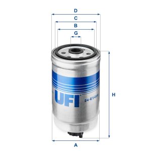Filtru combustibil UFI 24.414.00 – VW | AutoRival