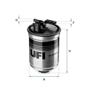 Filtru combustibil UFI 24.415.00 – VW | AutoRival
