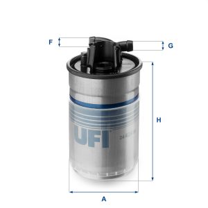 Filtru combustibil UFI 24.424.00 – VW | AutoRival