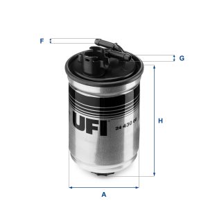 Filtru combustibil UFI 24.430.00 – VW | AutoRival