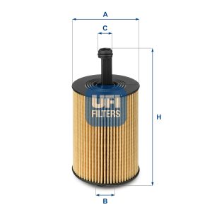 Filtru ulei UFI 25.023.00 – VW | AutoRival