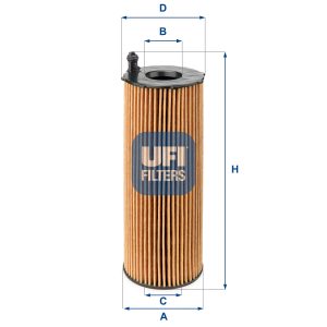 Filtru ulei UFI 25.105.00 – VW | AutoRival
