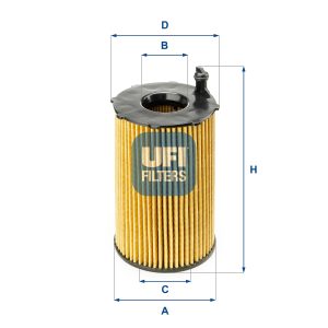 Filtru ulei UFI 25.141.00 – VW | AutoRival