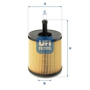 Filtru ulei UFI 25.197.00 – VW | AutoRival