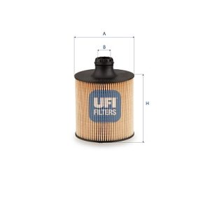 Filtru ulei UFI 25.284.00 – VW | AutoRival