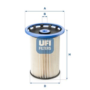 Filtru combustibil UFI 26.025.00 – VW | AutoRival