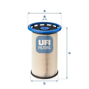 Filtru combustibil UFI 26.026.00 – VW | AutoRival