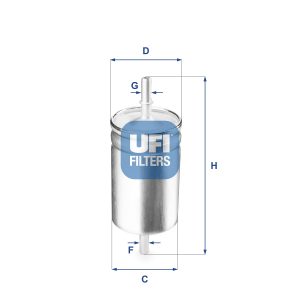 Filtru combustibil UFI 31.722.00 – VW | AutoRival