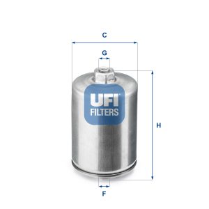 Filtru combustibil UFI 31.748.00 – VW | AutoRival