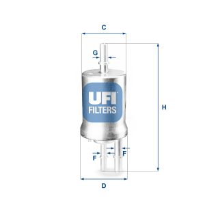 Filtru combustibil UFI 31.855.00 – VW | AutoRival