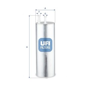Filtru combustibil UFI 31.A39.00 – VW | AutoRival