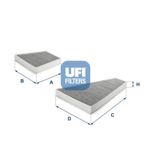 Filtru aer habitaclu UFI 54.302.00 – VW | AutoRival