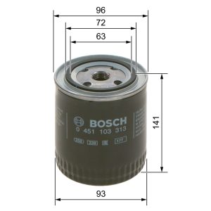 Filtru ulei BOSCH 0 451 103 313 – VW | AutoRival