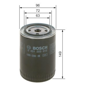 Filtru ulei BOSCH 0 451 203 012 – VW | AutoRival