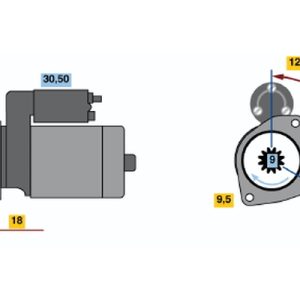 Electromotor BOSCH 0 986 015 320 – VW | AutoRival