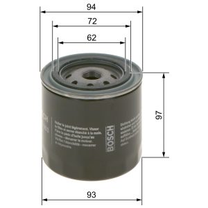 Filtru ulei BOSCH 0 986 452 003 – VW | AutoRival