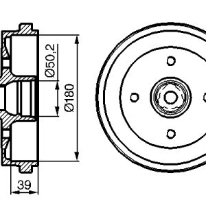 Tambur frana BOSCH 0 986 477 111 – VW | AutoRival