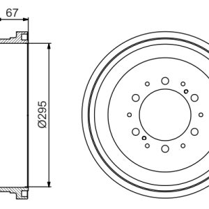 Tambur frana BOSCH 0 986 477 167 – VW | AutoRival