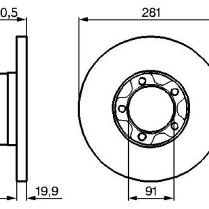 Disc frana BOSCH 0 986 478 138 – VW | AutoRival