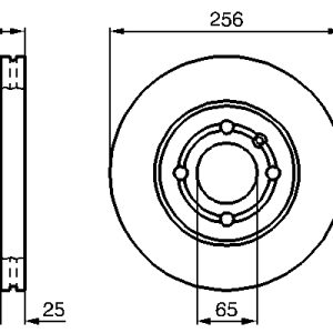 Disc frana BOSCH 0 986 479 054 – VW | AutoRival