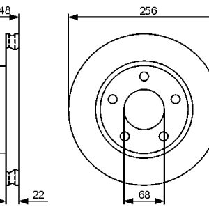 Disc frana BOSCH 0 986 479 463 – VW | AutoRival