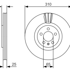 Disc frana BOSCH 0 986 479 642 – VW | AutoRival