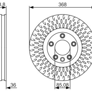 Disc frana BOSCH 0 986 479 A33 – VW | AutoRival