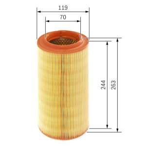 Filtru aer BOSCH 1 457 433 538 – VW | AutoRival