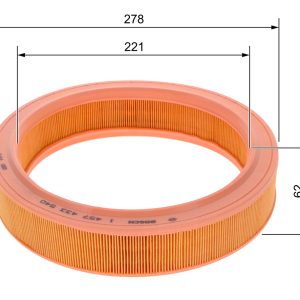 Filtru aer BOSCH 1 457 433 540 – VW | AutoRival