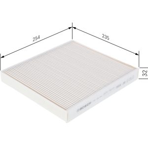 Filtru aer habitaclu BOSCH 1 987 432 540 – VW | AutoRival