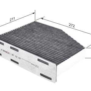 Filtru aer habitaclu BOSCH 1 987 432 597 – VW | AutoRival