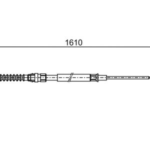 Cablu frana de parcare BOSCH 1 987 482 326 – VW | AutoRival